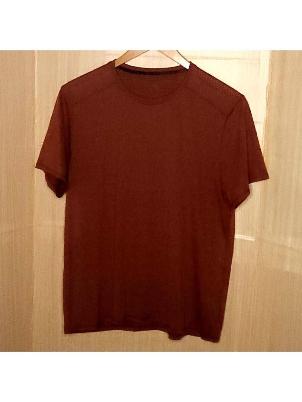 Z By Zella Womens Brown Short Sleeve Athletic Top XL